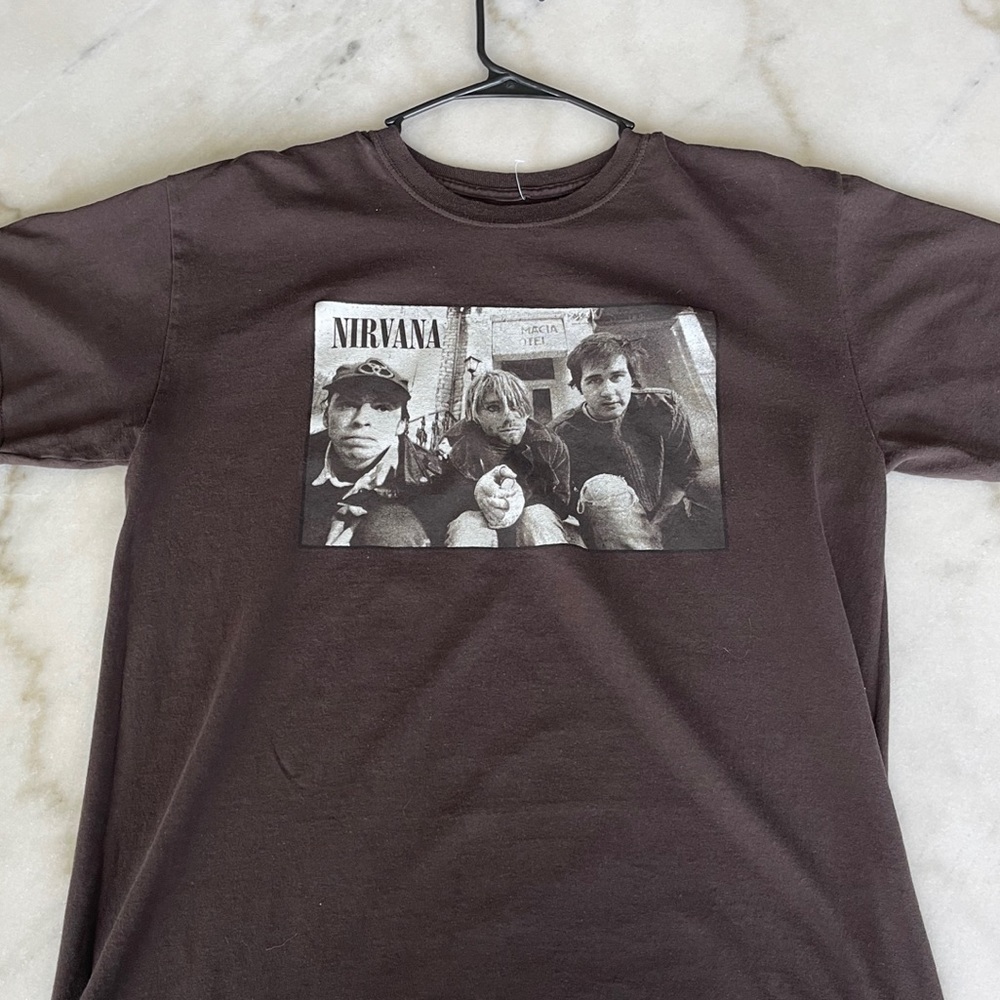 Mens Nirvana Photo T-Shirt